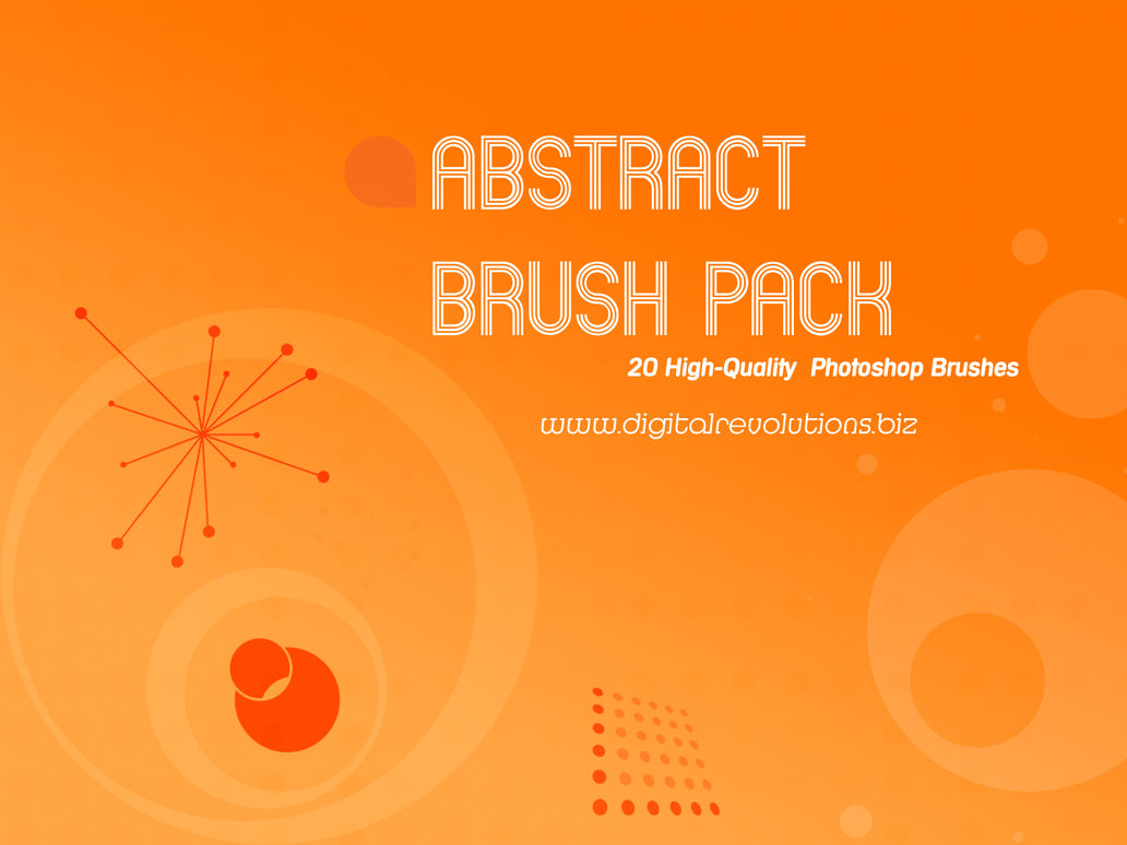 30 Sets Abstract Brushes for Invention Of Design