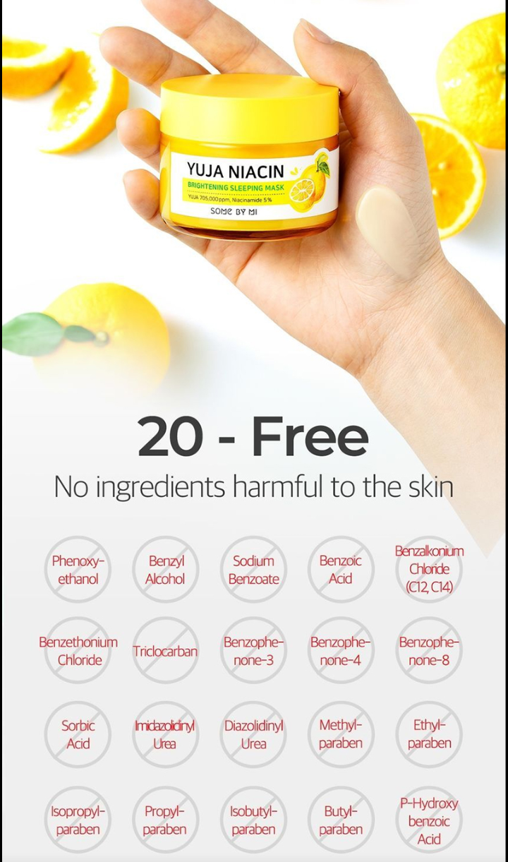 SOME BY MI Yuja Niacin Brightening Sleeping Mask Review update Beauty