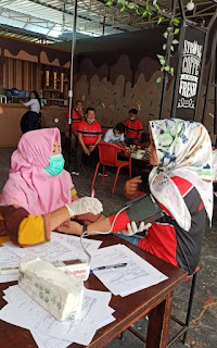 Peduli Sosial'PSM Makassar Bantu Darah RSUD Sinjai