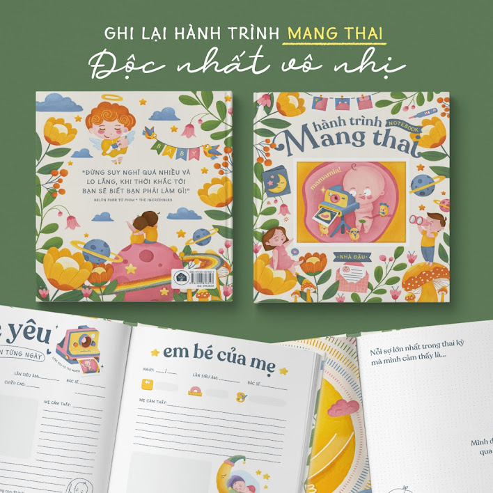 [A116] Bộ sách hoạt động tô màu cho Mẹ Bầu không thể bỏ qua