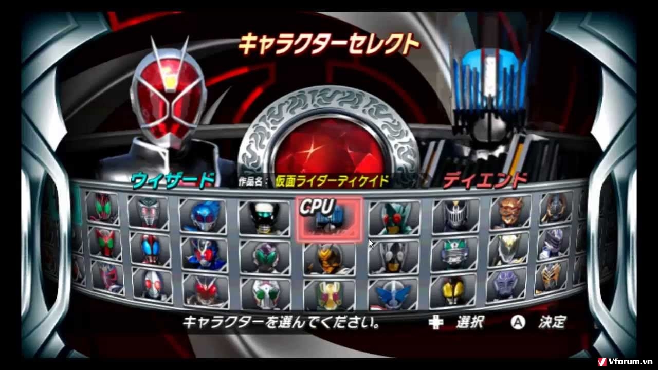 kamen rider storm heroes play