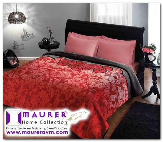 Maurer Nevresim Shop Blog Sitesi Taç Battaniye Arma Kırmızı