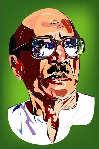 Vaikom Muhammad Basheer The Potrait of famous Malayalam Writer Vaikom Muhammad Basheer, also known as Beypore Sultan