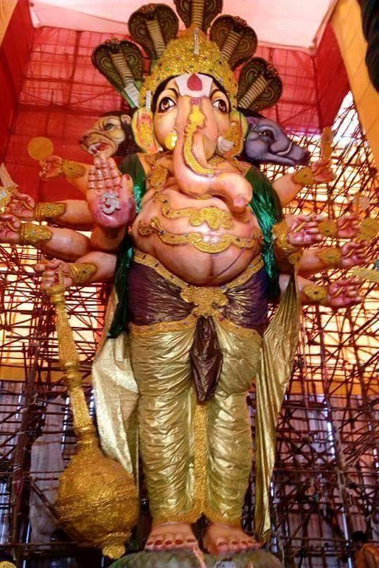 TELUGU WEB WORLD 120 FEET TALL LORD VIGNESWARA STATUE AT VISAKHAPATNAM