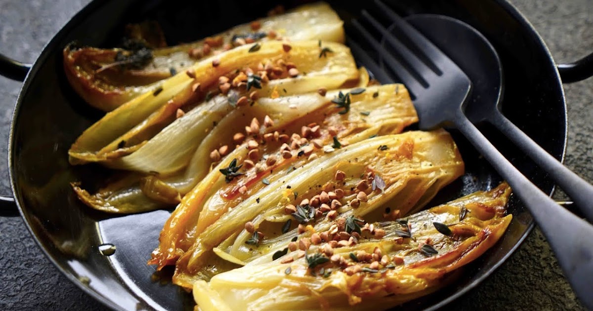 Endives braisées à l'orange et au thym / On dine chez Nanou