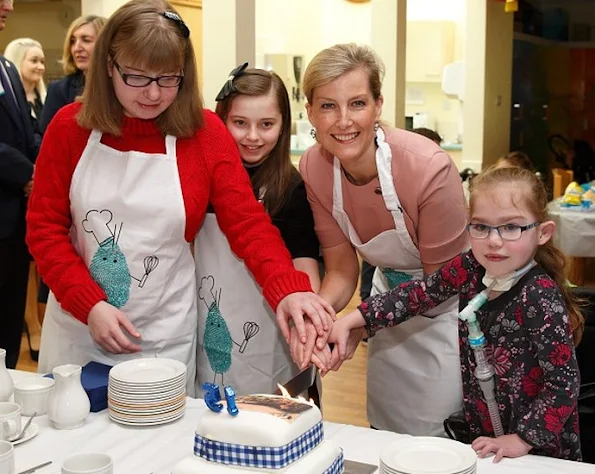 Sophie, Countess of Wessex visits Christopher's Children's Hospice to mark the 15th birthday of the charity Shooting Star Chase 