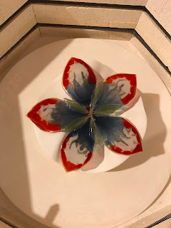 Glass Flower in Kiln