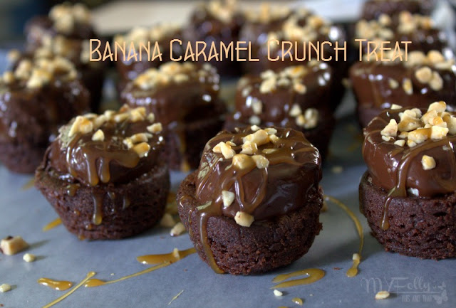 Banana Caramel Crunch Treat - Cups, Sticks and Nibbles Book Tour / This and That