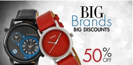 Watches 50% off or more from Rs. 199 – Amazon