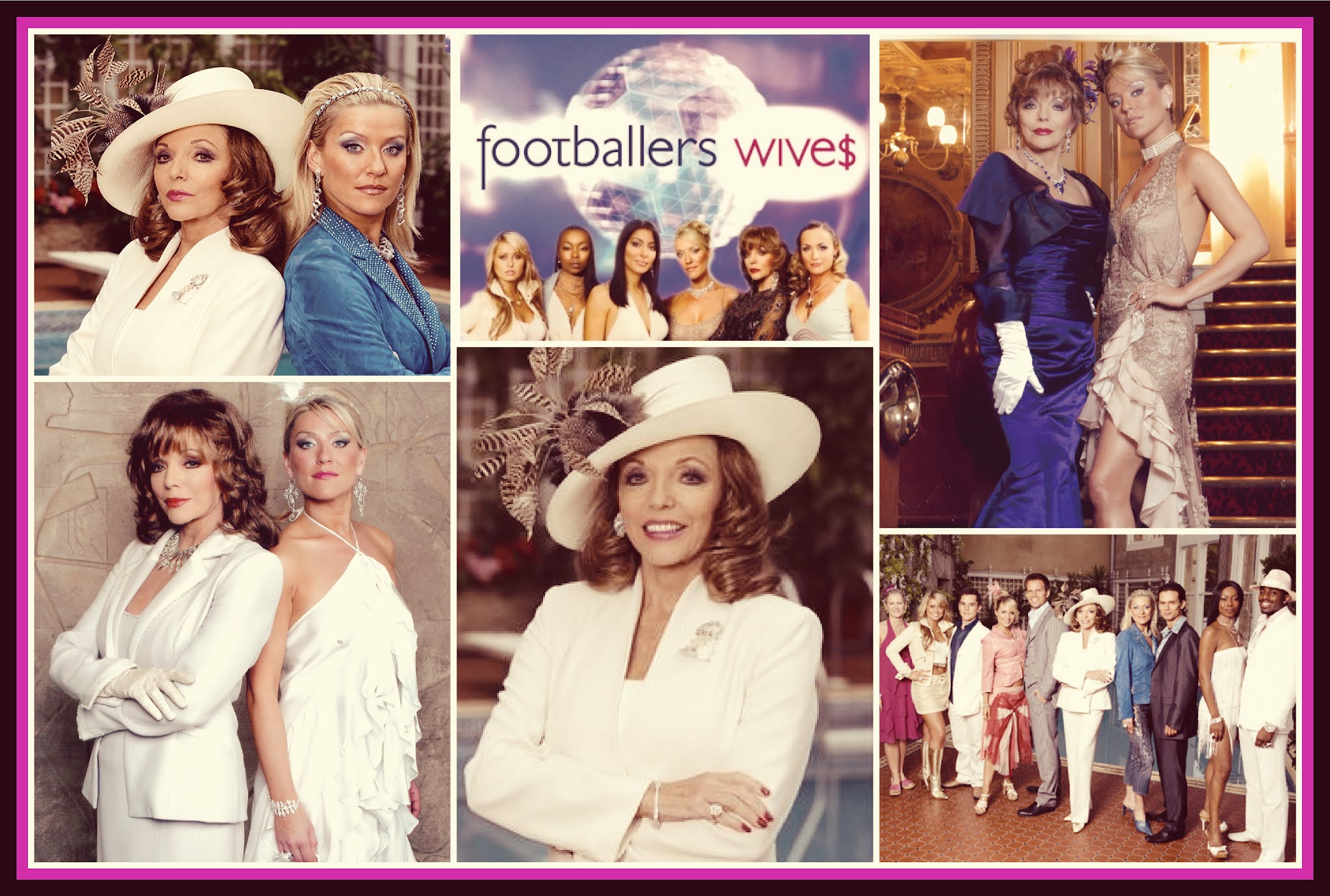 LEGENDARY DAME! CELEBRATING 70 YEARS! FOOTBALLERS WIVES .. ITV / CARLTON TELEVISION .