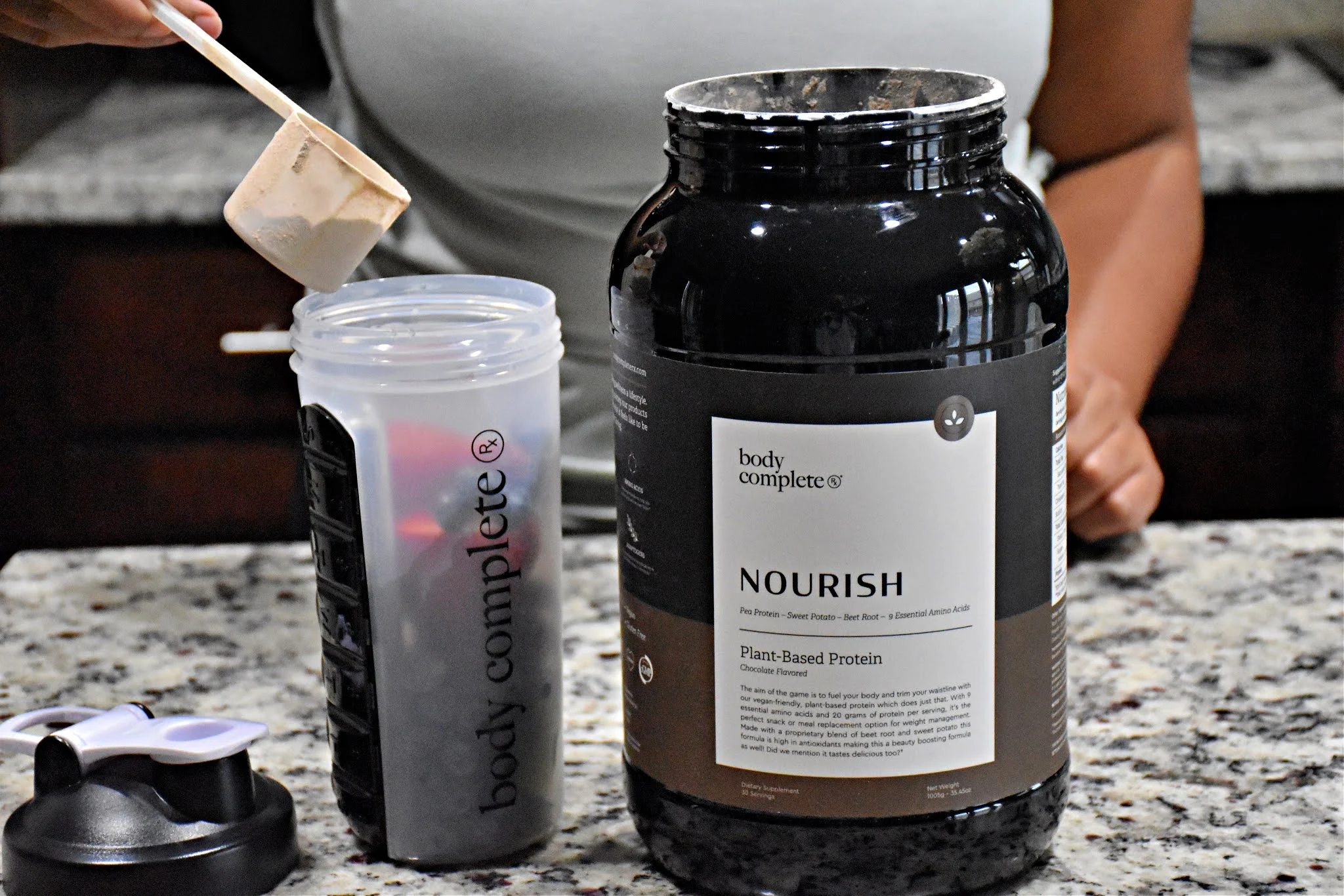 Trim Your Waistline Naturally by using Body Complete RX Nourish Plant-Based Protein