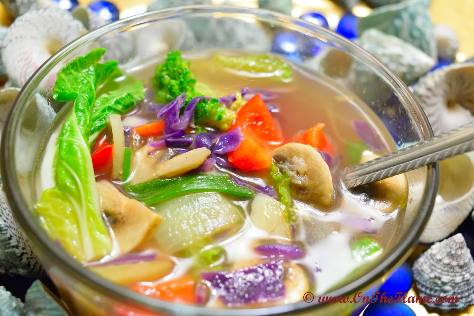 On the Flame by Rekha Nahata Vegetable clear soup