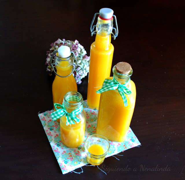 Siguiendo a Nenalinda Vinagre de Mango {Con y sin Thermomix paso a