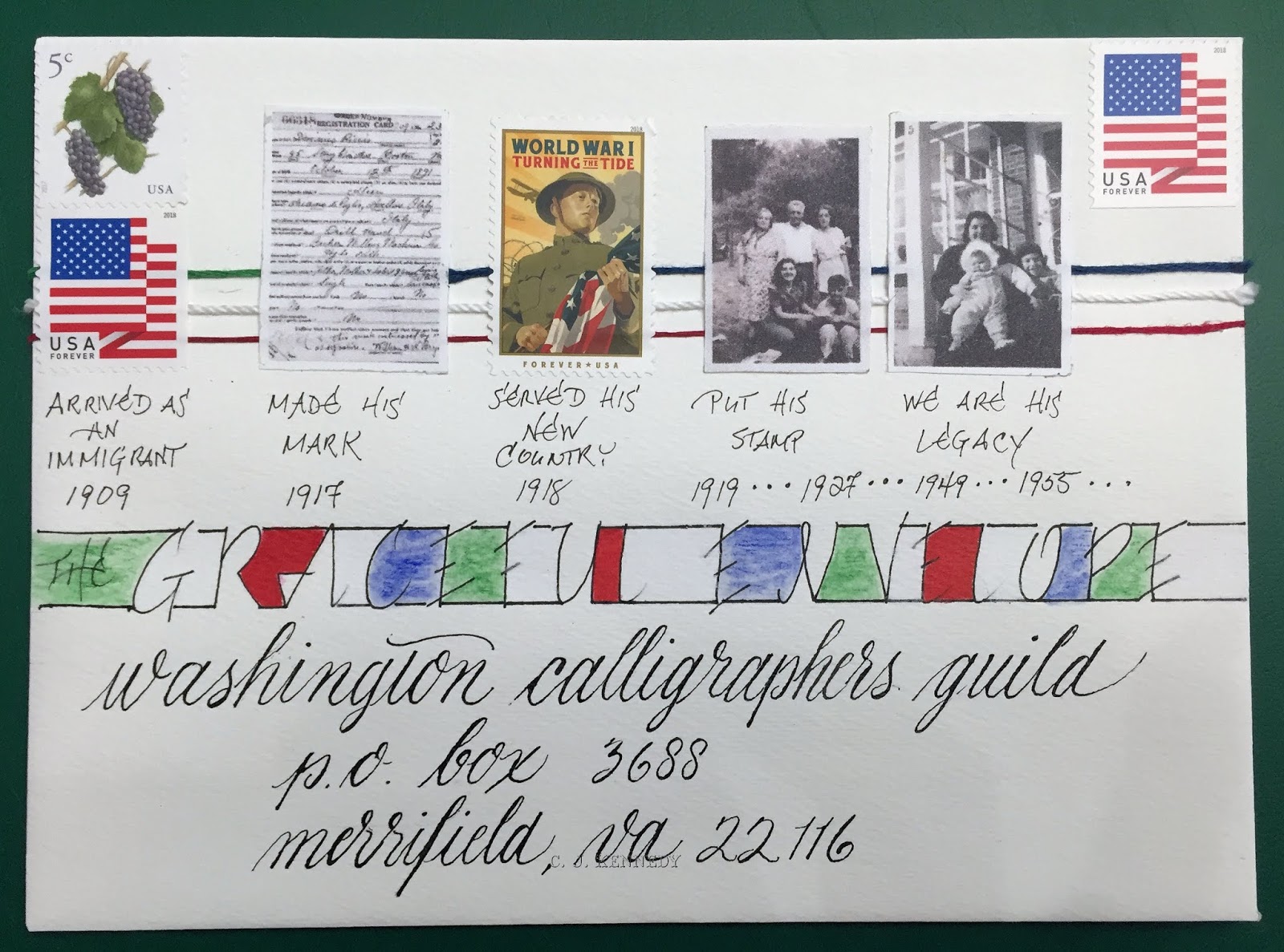 CJ & Ink 2019 Graceful Envelope Contest