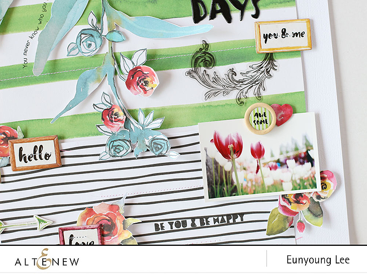 PHOTO + PAPER + STAMP = CRAFTTIME!!!: A Spring mood layout with ...