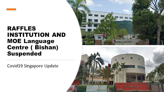 Raffles Institution  and MOE Language Centre ( Bishan) to be suspended for 1 Day due to COVID 19