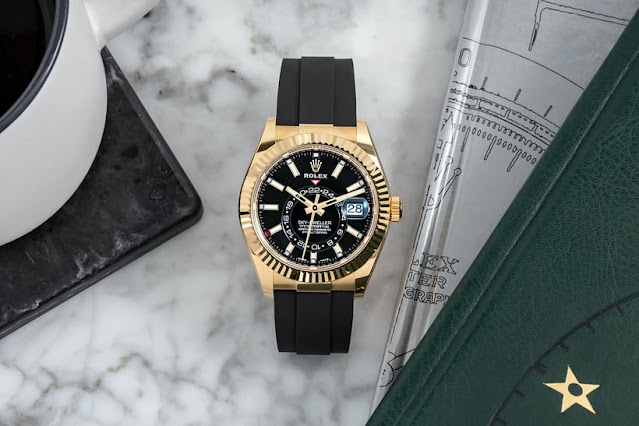 What is the novelty of the 2020 Rolex Oyster Perpetual Sky-Dweller Watch Replica?