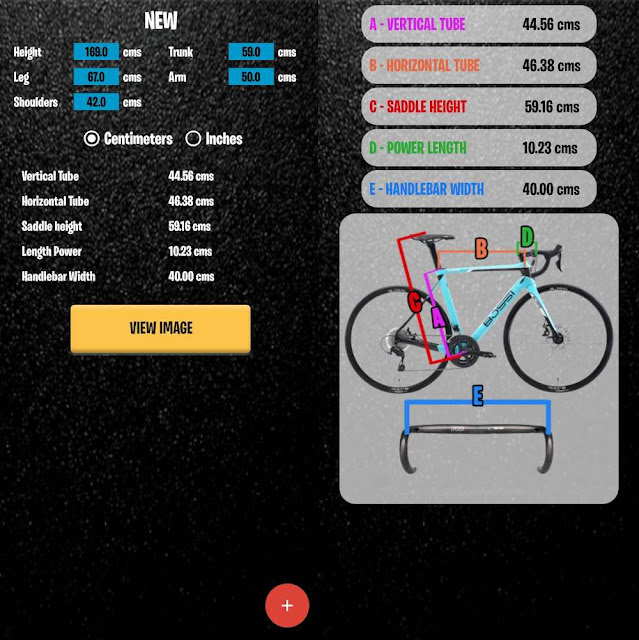 aplikasi bike fitting road bike