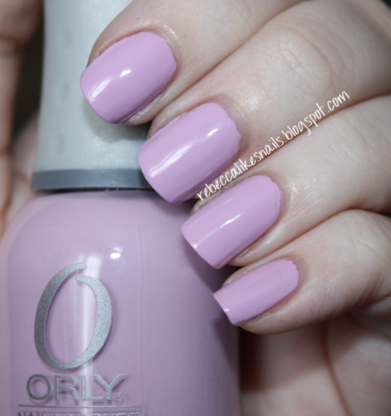 rebecca likes nails: orly - lollipop - swatch and review and lavender ...