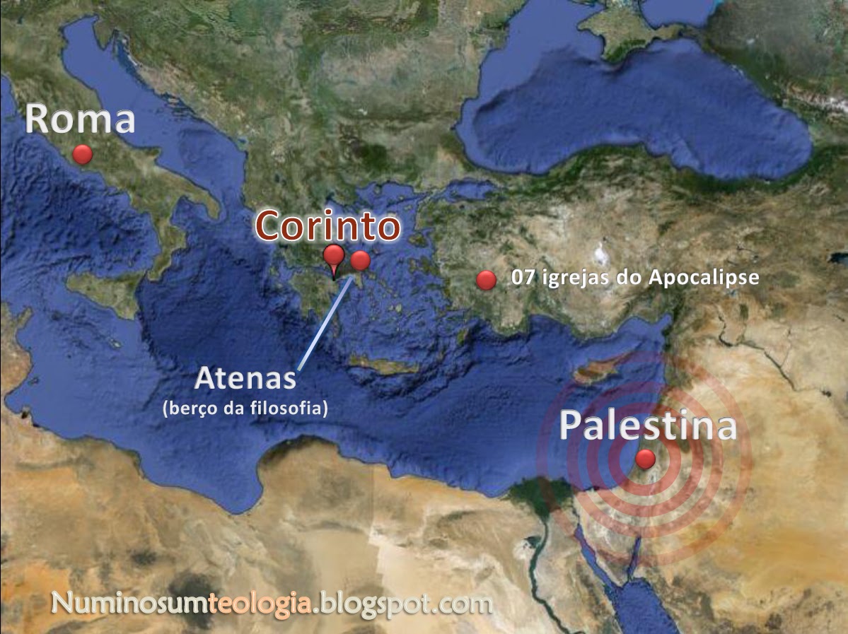 Numinosum Teologia CORINTO NO MAPA