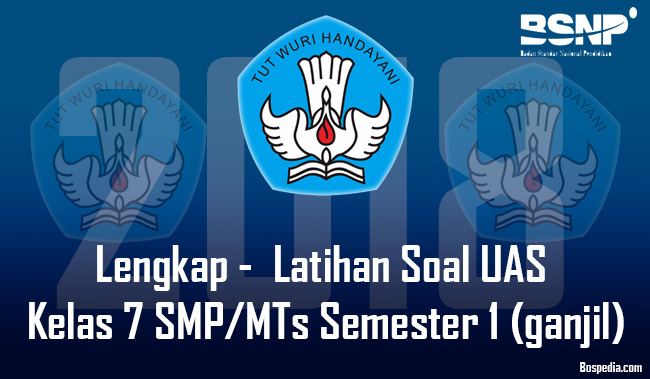 Lengkap Latihan Soal UAS Kelas 7 SMP/MTs Semester 1
