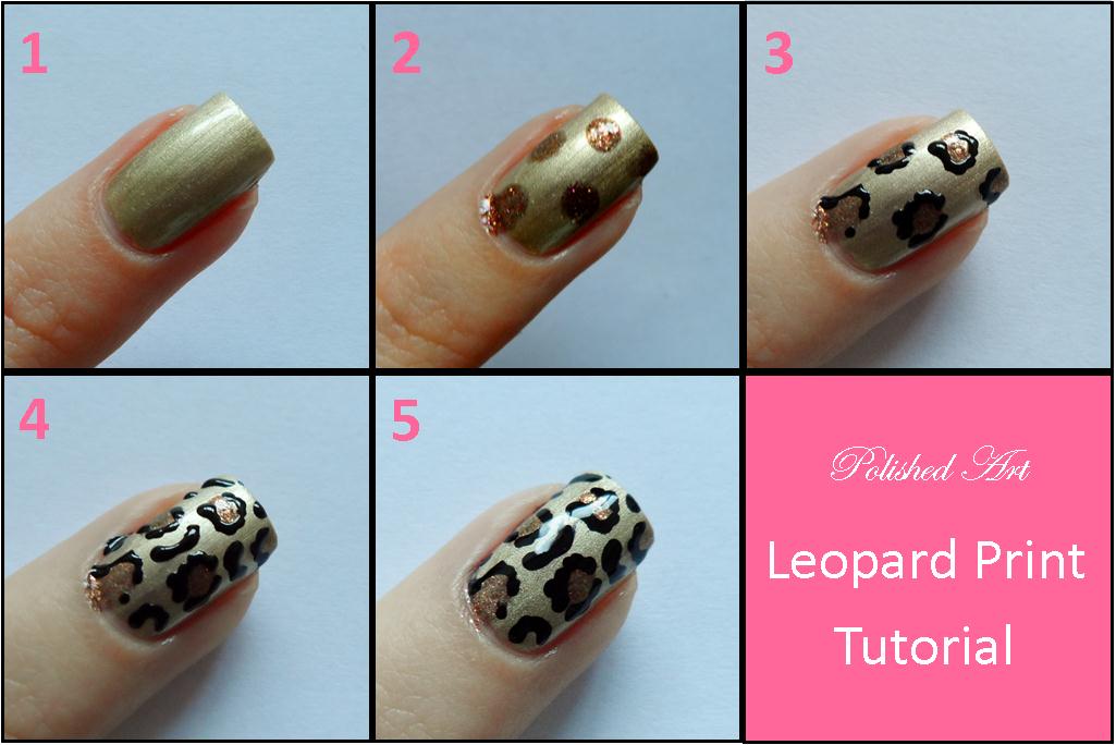 Easy Leopard Print Nail Art Tutorial - wide 7