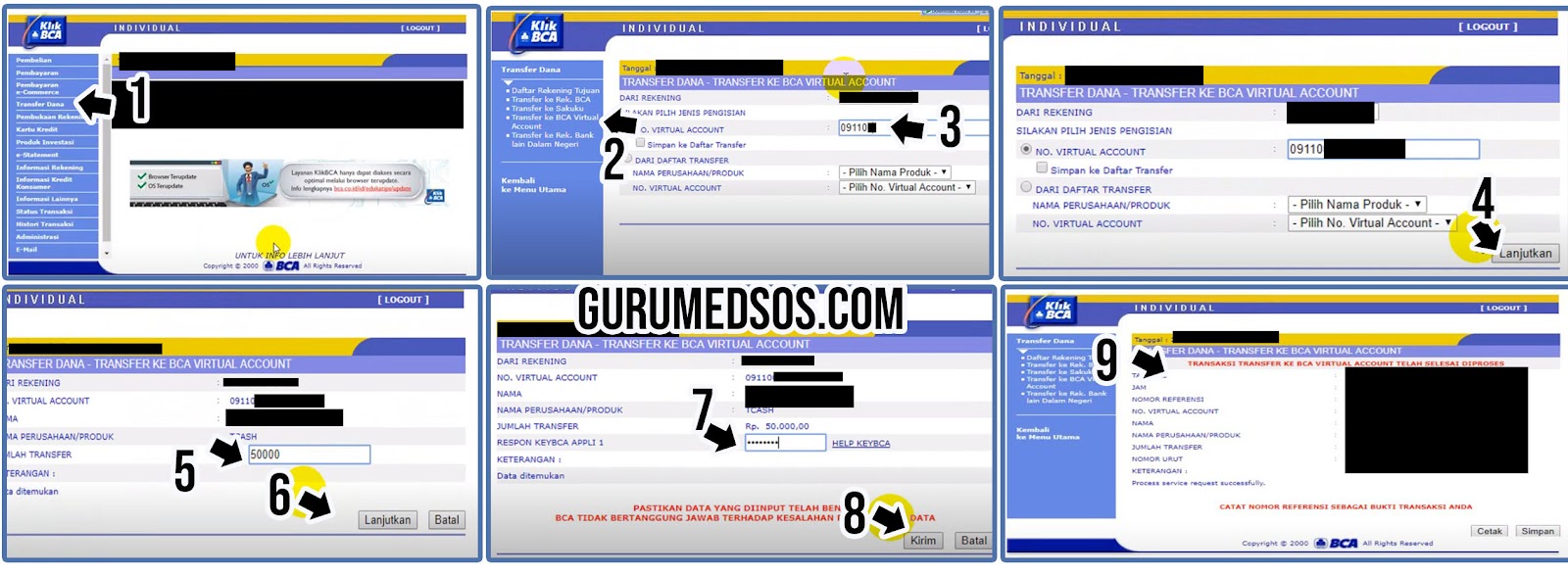 Cara Top Up Linkaja Via m Banking BCA, ATM, dan Klik BCA