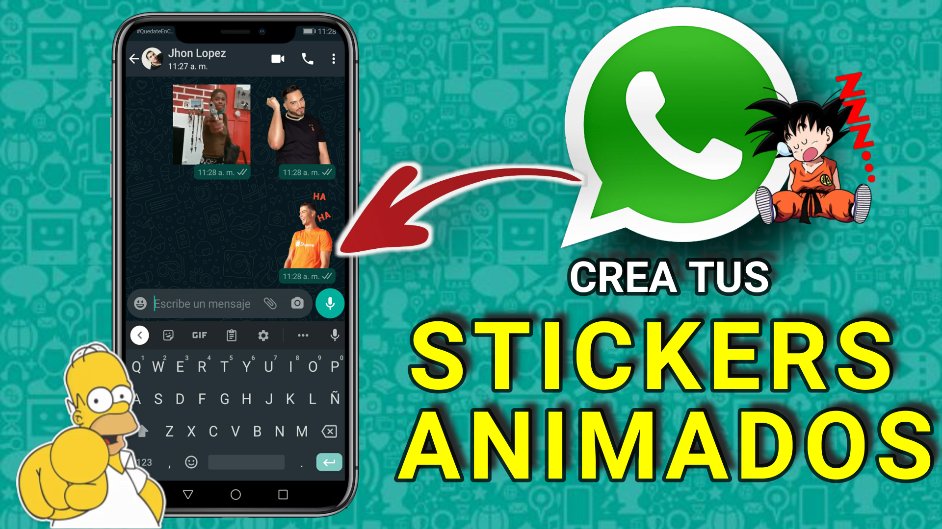 Ya puedes crear tus stickers animados gif para WhatsApp. JotaTecno