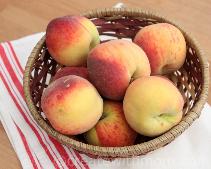 Create With Mom Enjoy Seasonal Ontario Peaches by Making this Crumble