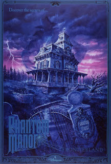 Poster Atracción Haunted Mansion