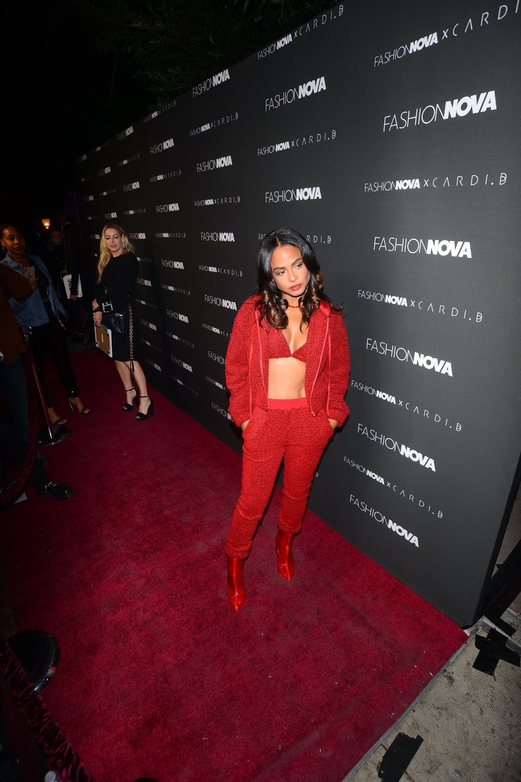 Christina Milian - Fashion Nova x Cardi B event at Boulevard 3 in