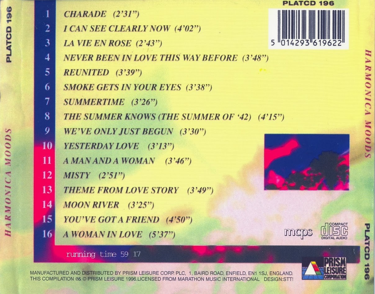 [Harmonica/Orchestral Pop] Various Artists Harmonica Moods (1996) [APE]