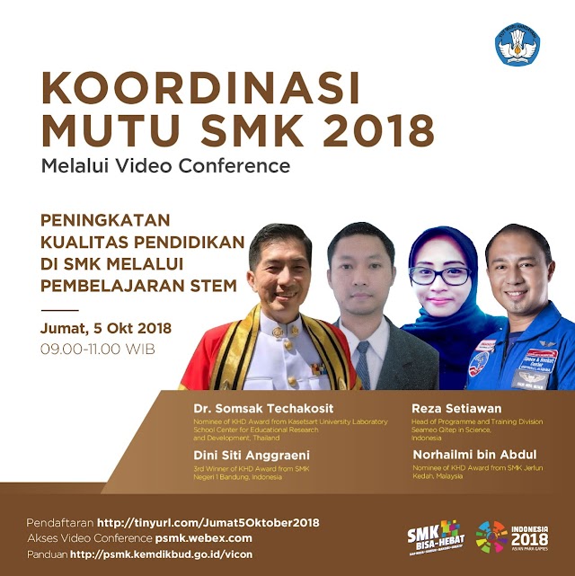 Perkongsian Online Amalan Terbaik STEM dengan MOE Indonesia