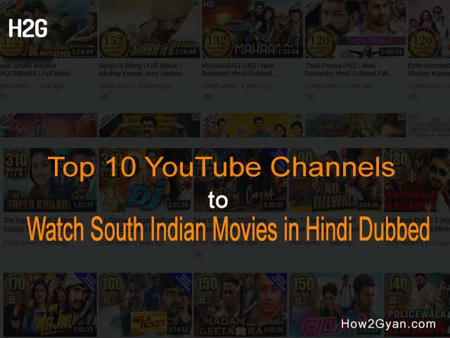 Top 10 YouTube Channels to watch South Indian Movies in Top 10 YouTube Channels to watch South Indian Movies in
