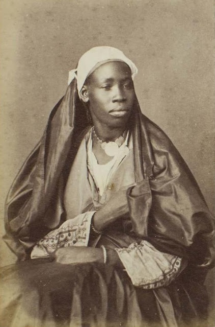 A Female Black Slave Cairo Egypt 1860 