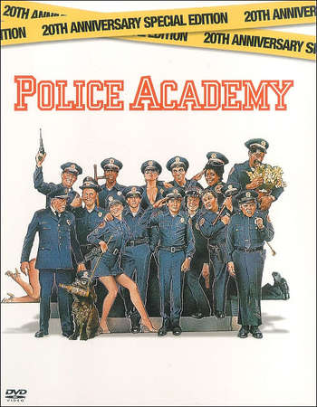 Poster Of Police Academy 1984 Dual Audio 120MB BRRip HEVC Mobile ESubs Free Download Watch Online Worldfree4u