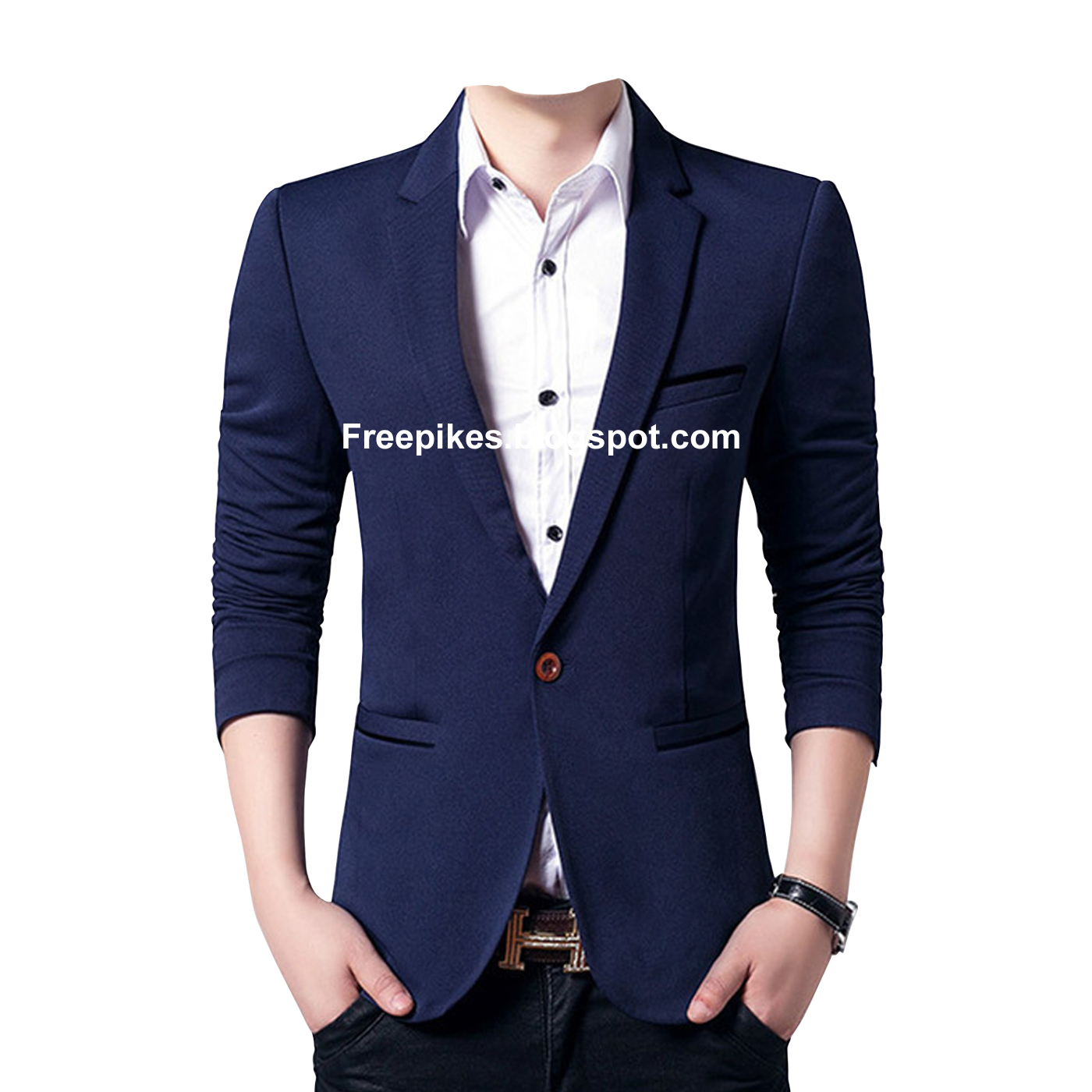 Download Free PSD Dress in Blue Coat Dress for Men FreePikes
