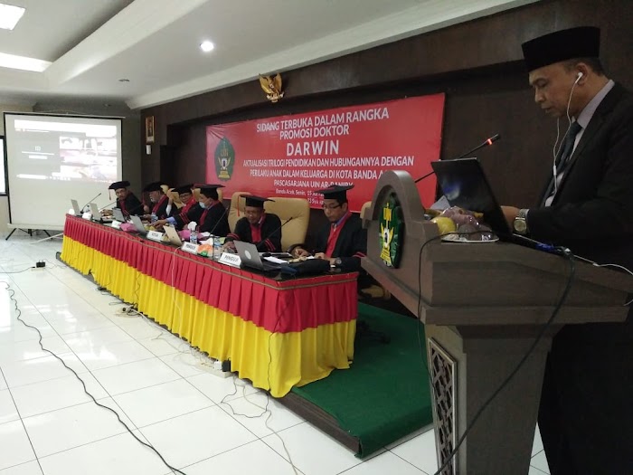 Prodi PAI Pascasarjana UIN Ar-Raniry Gelar Sidang Promosi Doktor