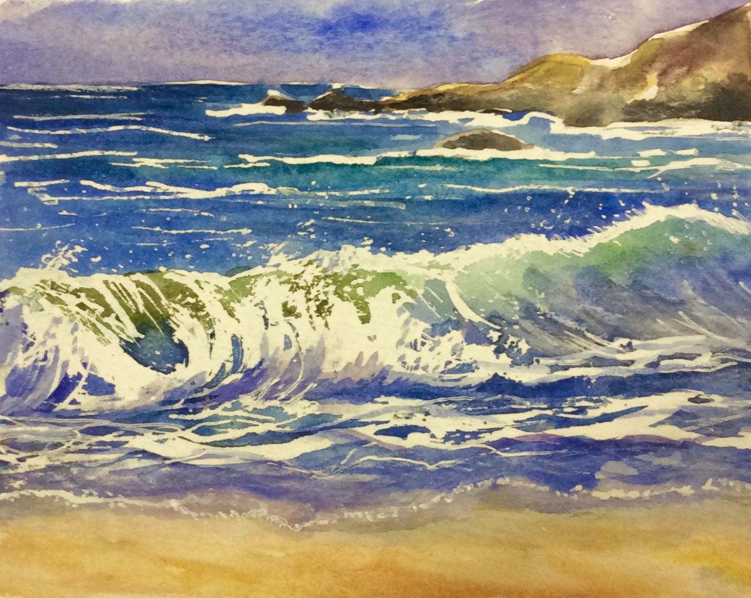 Suzanne Williams Art Watercolour Seascapes / Mixed media Seascapes
