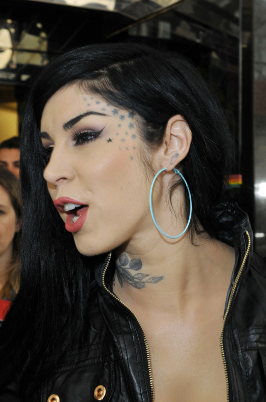 Kat Von D hot stills at 'The Wendy Williams Show' in New York (Apr17
