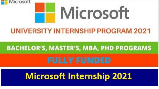 Microsoft Internship 2021
