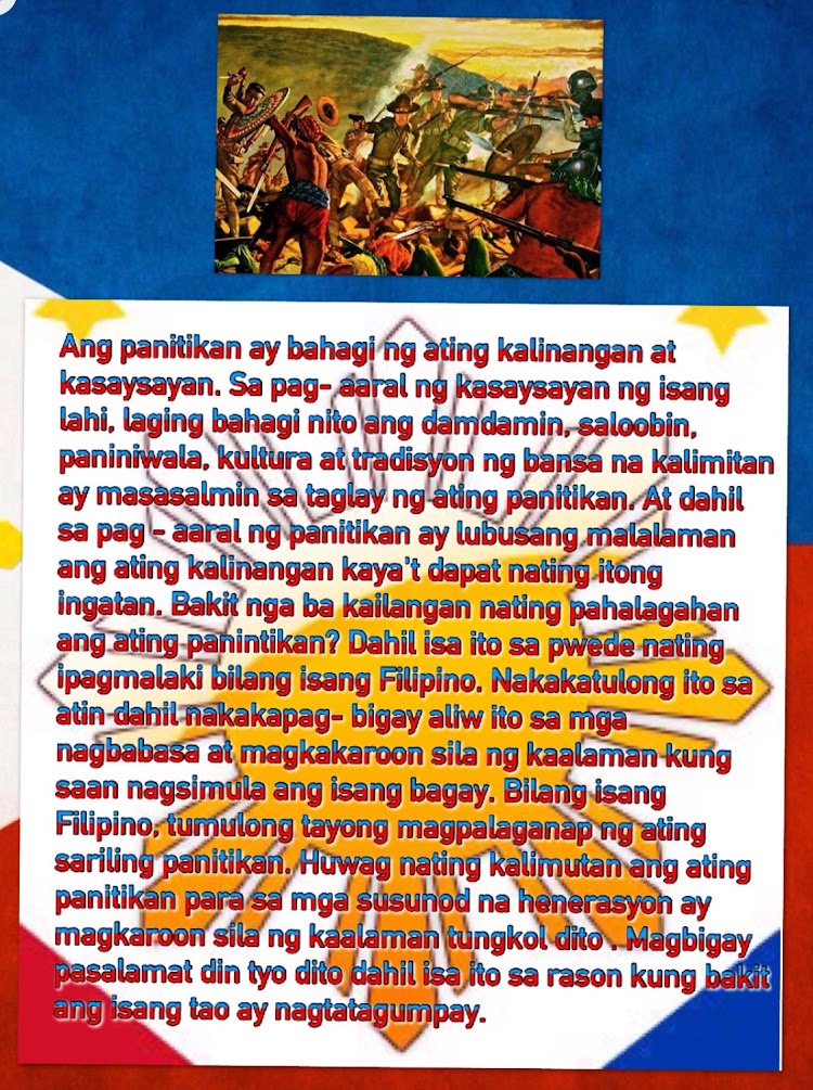 Kahalagahan Ng Sinaunang Panitikang Pilipino