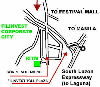 ako si BONG: HOW TO GET TO RITM (Research Institure for Tropical Medicine)