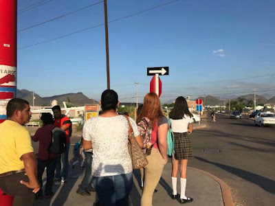 Para prevenir asaltos, camiones de la ruta Guaymas Norte no pasarán por colonia Arrecifes y Panteón