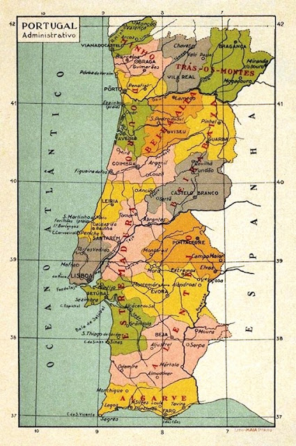 ... deste Mapa de Portugal nas salas de aula