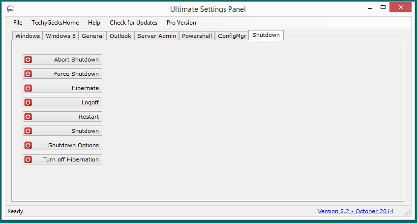 Ultimate Settings Panel version 2.2 Released 8