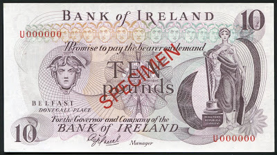 Ten Pounds Sterling banknote Nothern Ireland