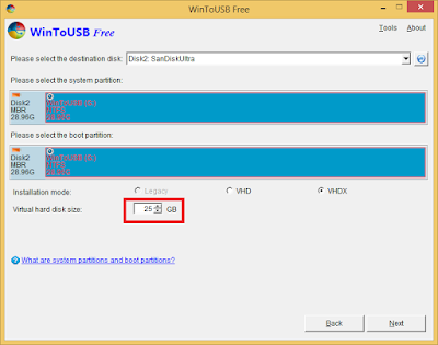 Cara Install Windows ke Dalam USB FlashDisk atau Harddisk Eksternal