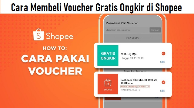 Cara Membeli Voucher Gratis Ongkir di Shopee