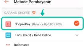 Melakukan Pembayaran Di Shopee Dengan ShopeePay